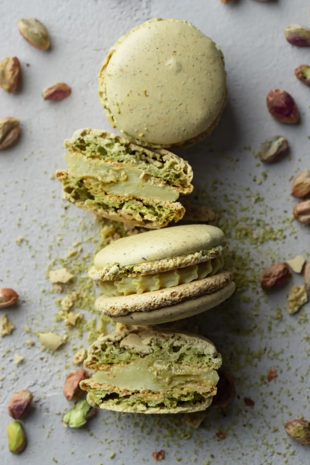 Macarons pistache artisanaux — Les Mariettes